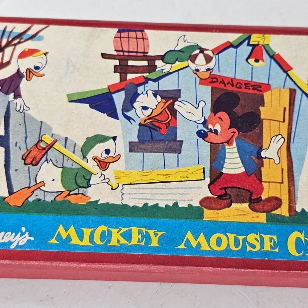Walt Disneys Mickey Mouse Club Pencil Case Vintage 1950s